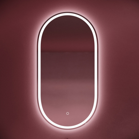 Зеркало с подсветкой Sancos Oval OV55F 60х90 подвесное